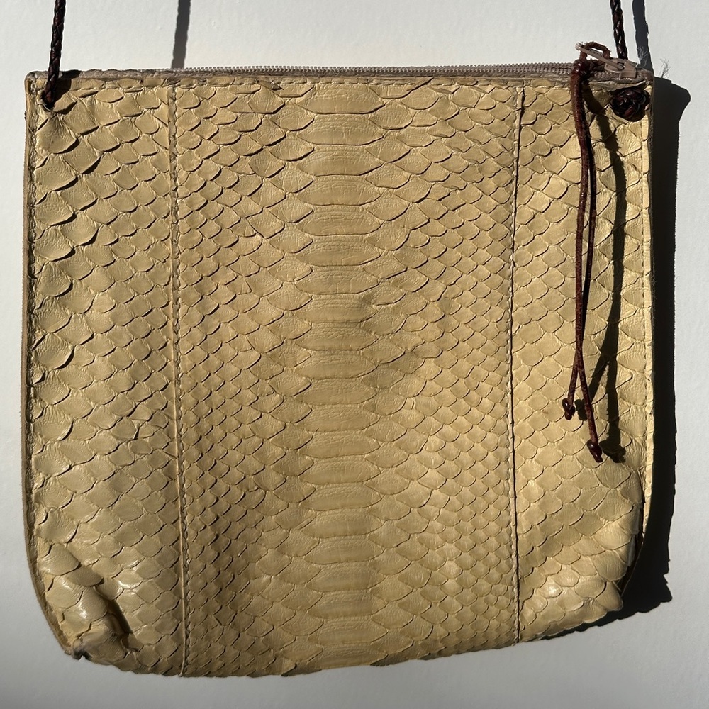 B.May Cream Python Crossbody - image 3